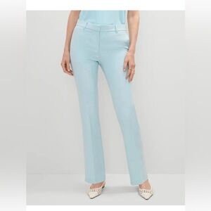 New $129 Ann Taylor The Sophia curvy in textured drape gulf blue sz 10P